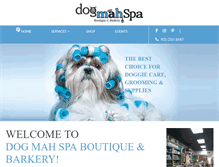 Tablet Screenshot of dogmahspa.com